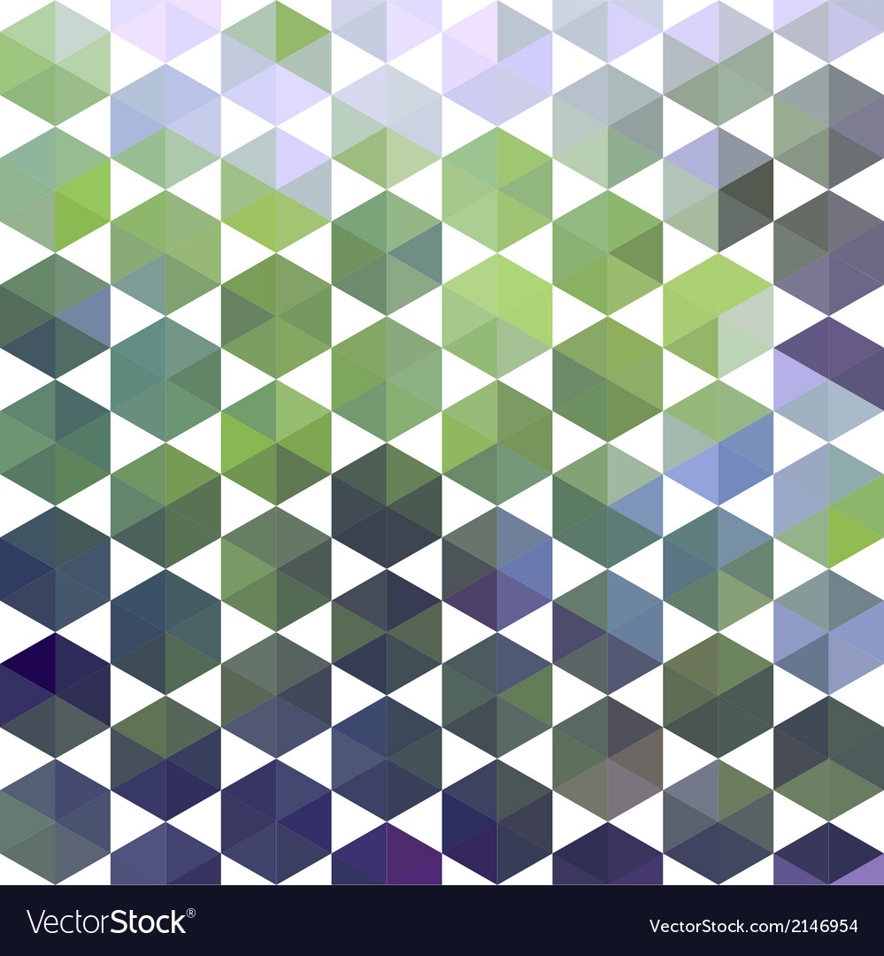Retro pattern of geometric hexagon shapes