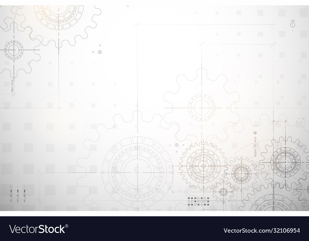 Technical background abstract parts engine