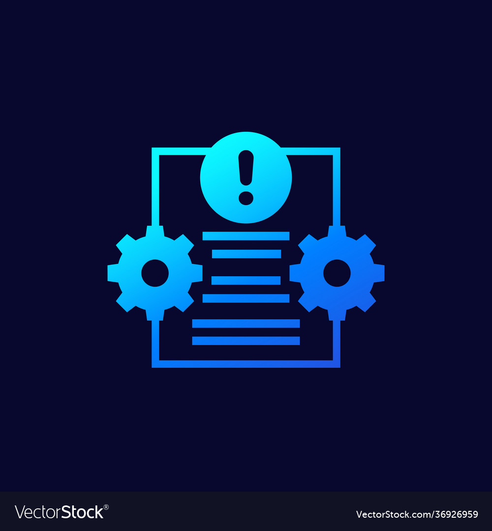 Error report or failed test icon