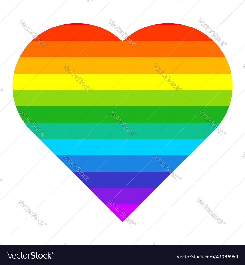 Rainbow graphic element shape