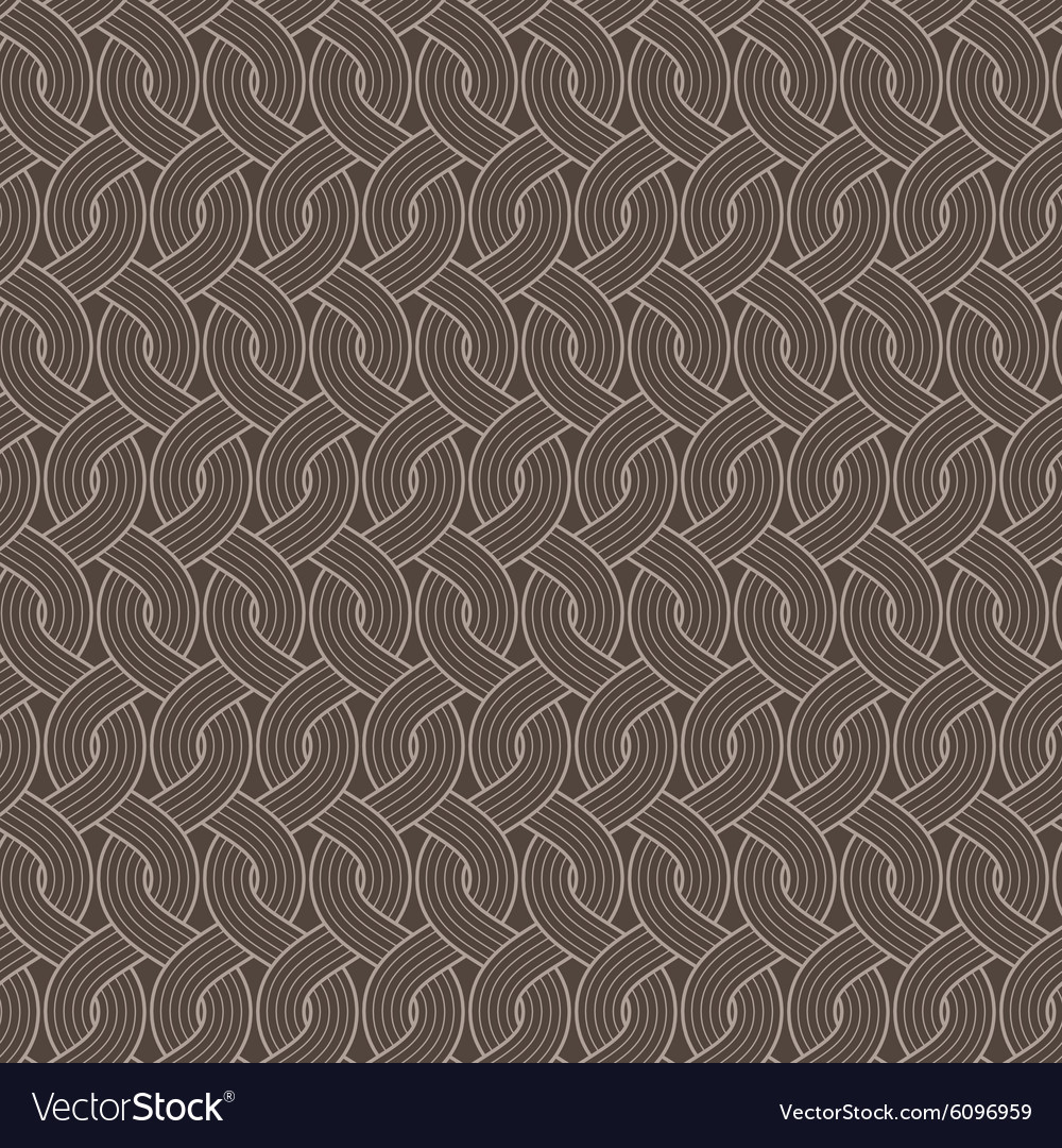 Seamless abstract pattern of twisted ropes