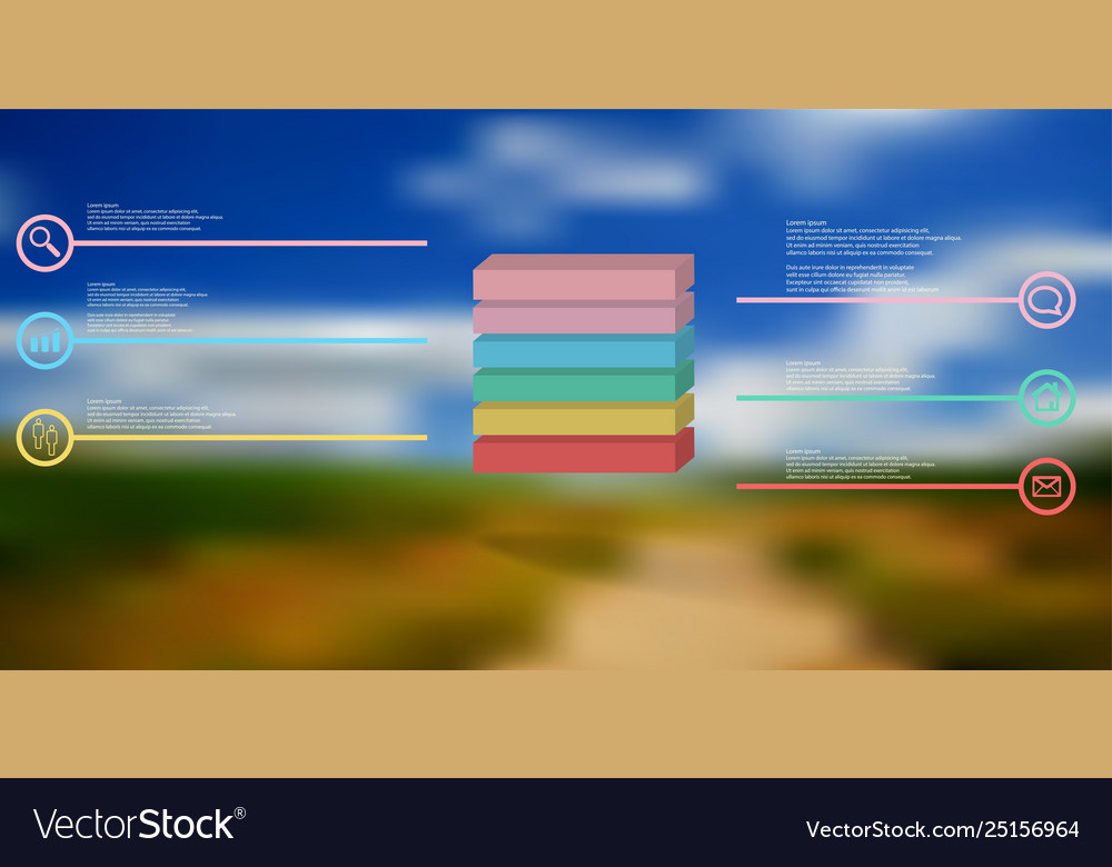 3d infographic template with embossed cube Vector Image 3d infographic template with embossed cube