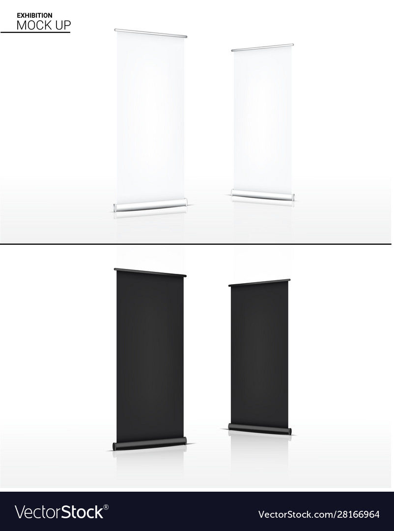 3d mock up realistic kiosk display pop booth vector image 3d mock up realistic kiosk display pop booth
