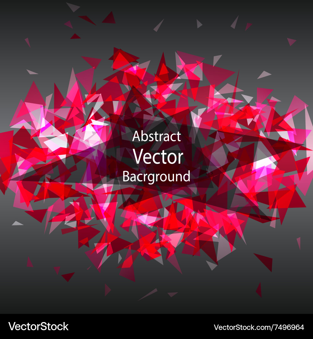 Abstract geometric triangle background Royalty Free Vector