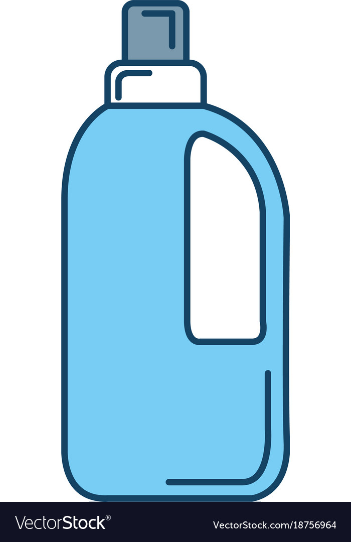 Bottle laundry product icon Royalty Free Vector Image