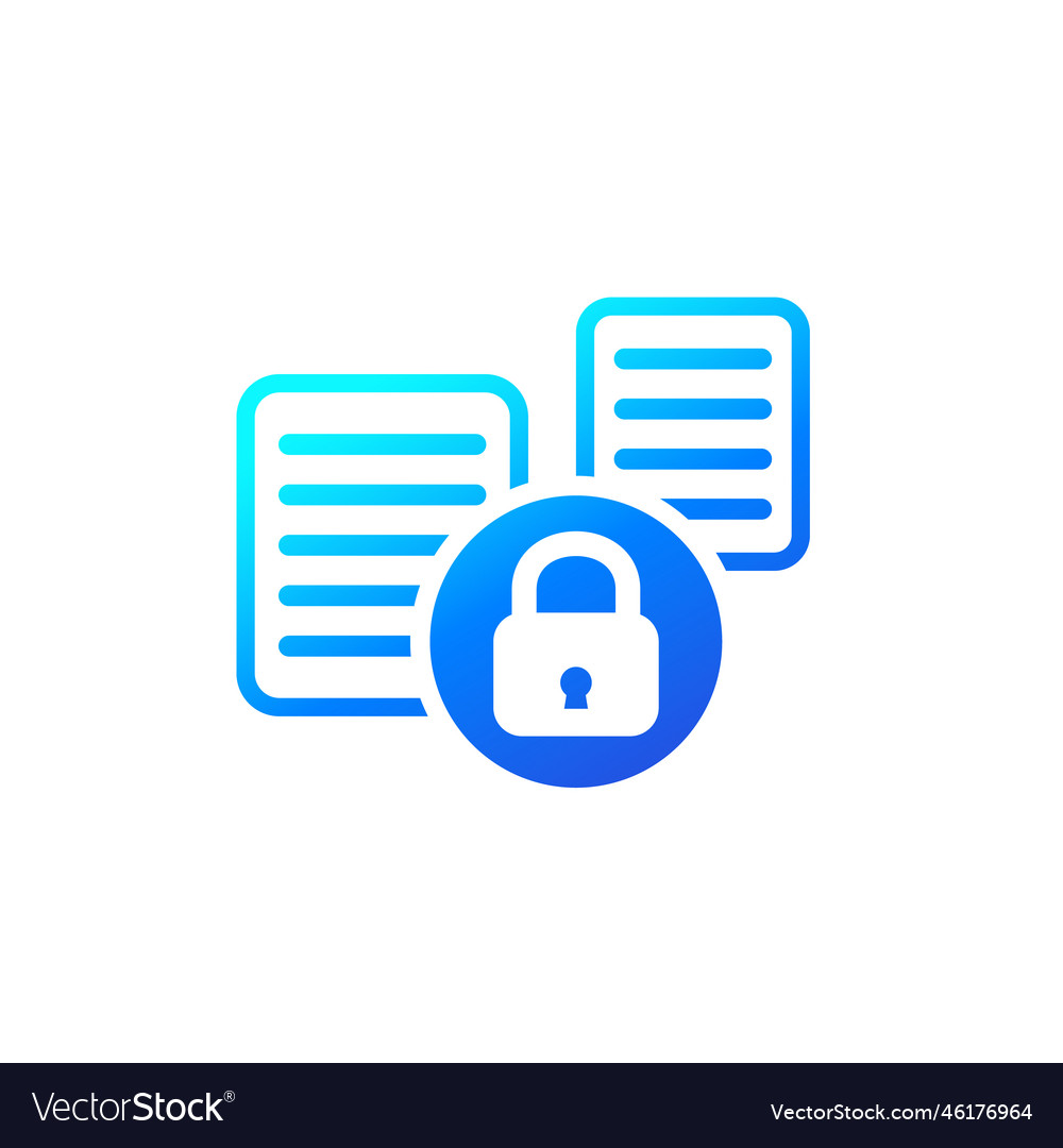 Document protection icon data security