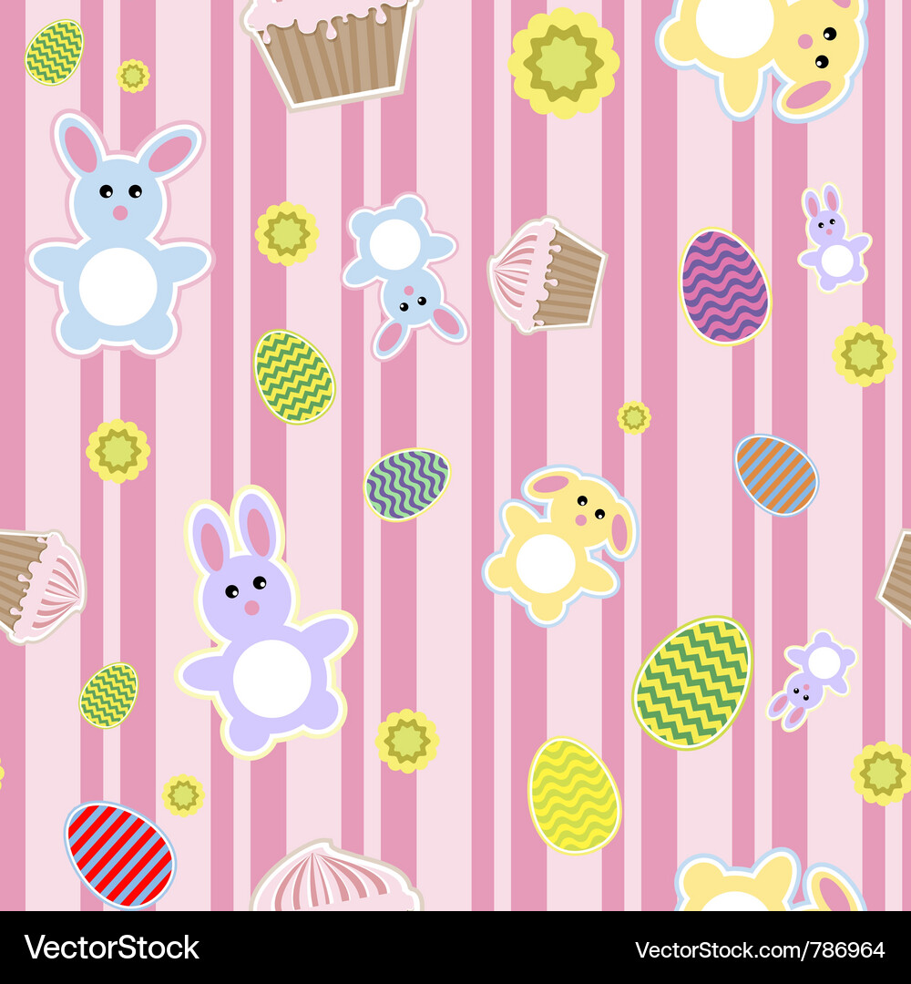 Easter bunnies Royalty Free Vector Image - VectorStock