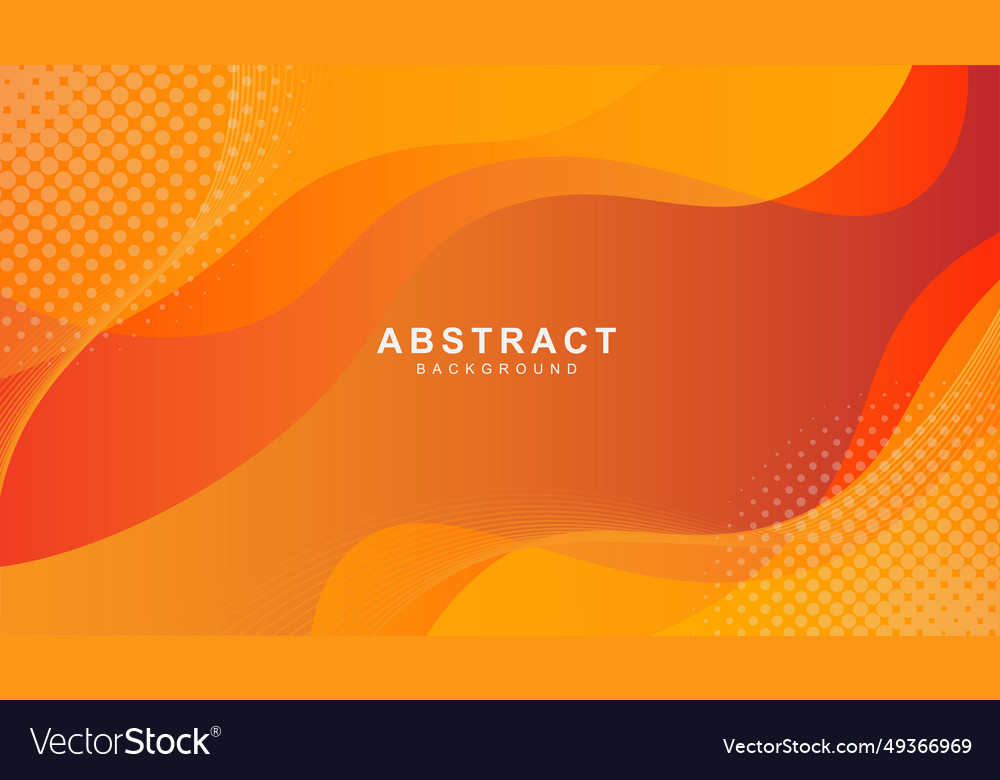 Abstract modern background gradient color orange vector image Abstract modern background gradient color orange