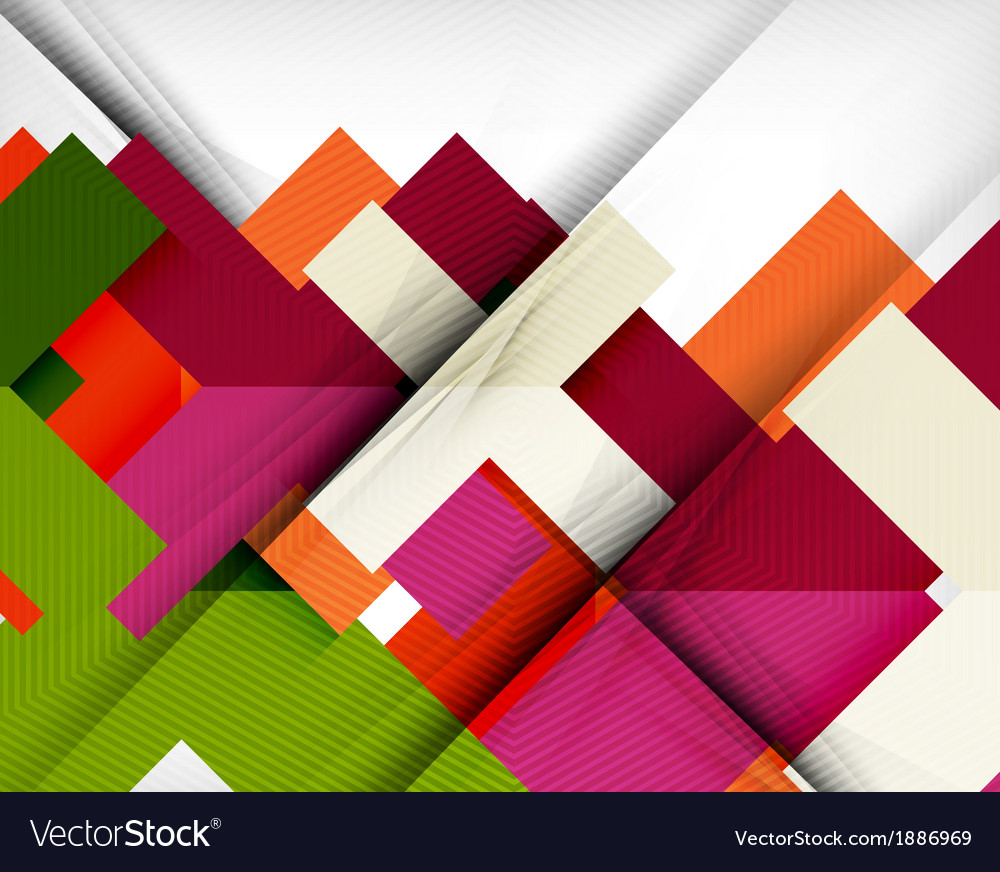 Geometric shape flat abstract background Vector Image