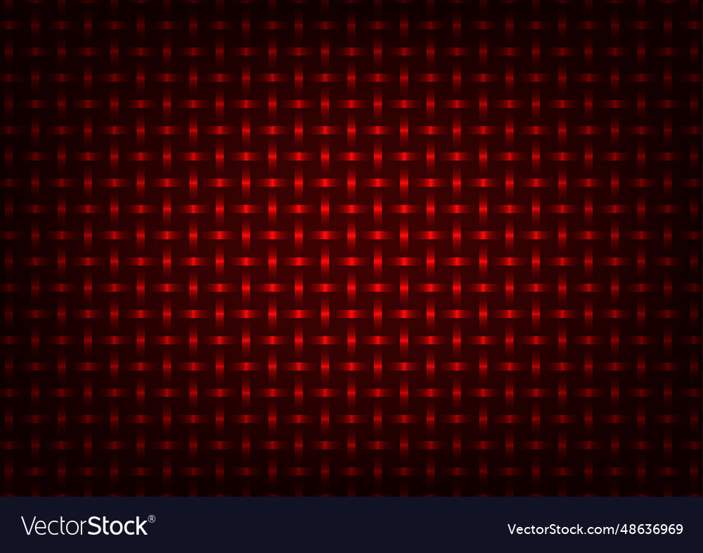 Red metal net modern style fence weave pattern