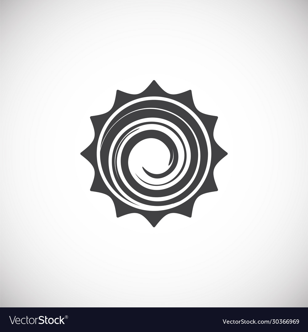 Sun related icon on background for graphic and web vector image Sun related icon on background for graphic and web