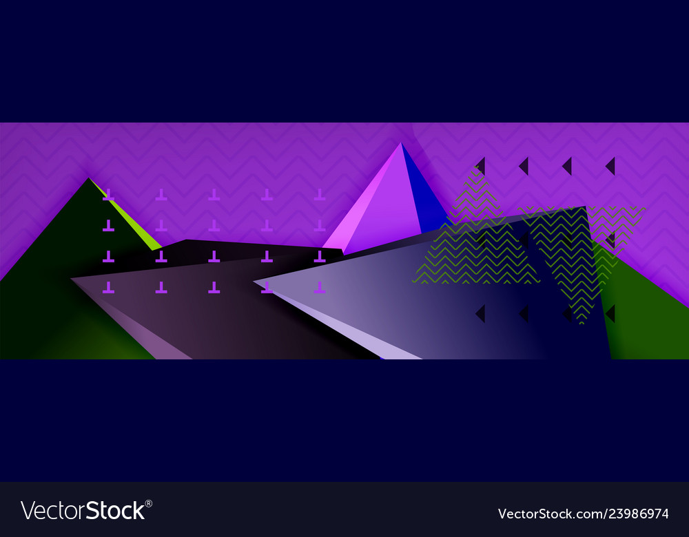 3d triangular minimal abstract background vector image 3d triangular minimal abstract background
