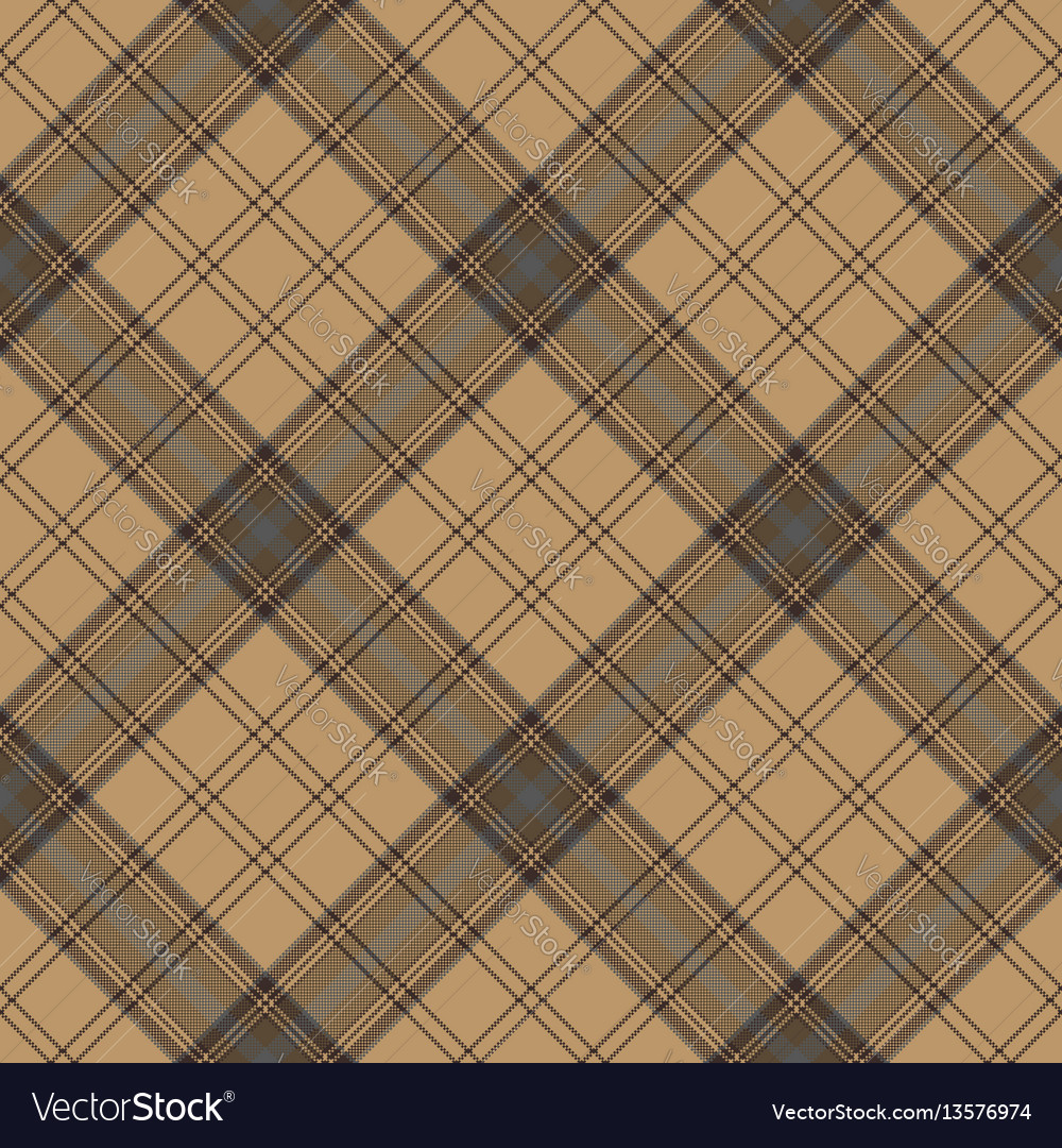 Brown Tartan Check Pattern