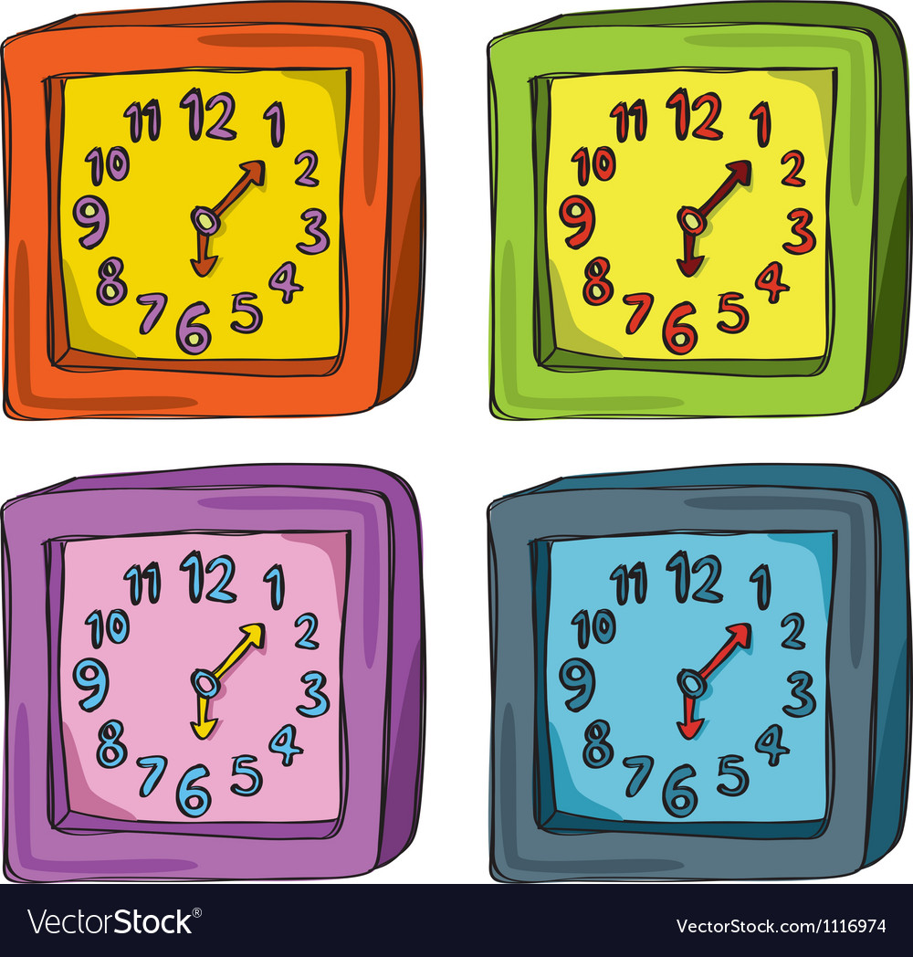 Clocks color set