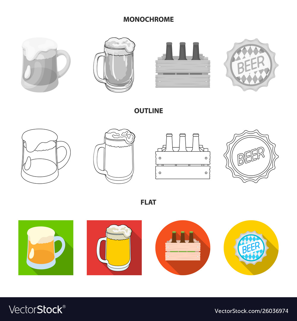 Minimal and pint sign set