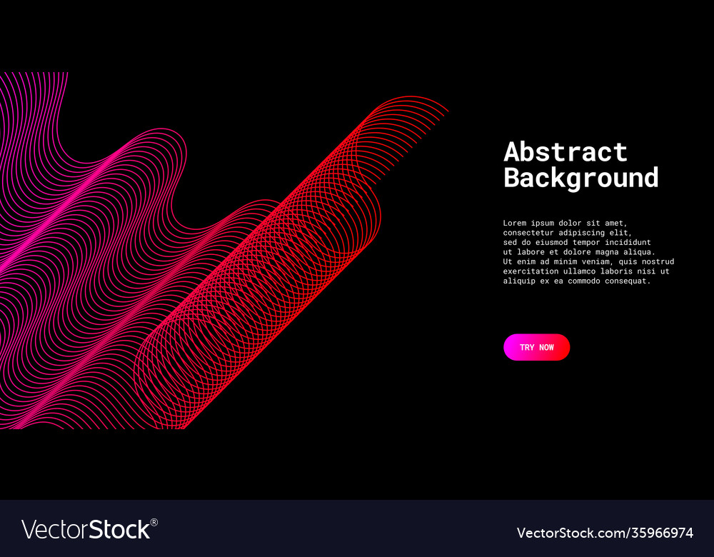 Modern abstract background with wavy lines