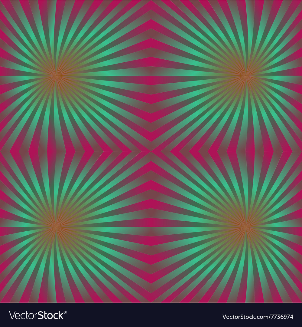 Seamless colorful psychedelic ray background Vector Image