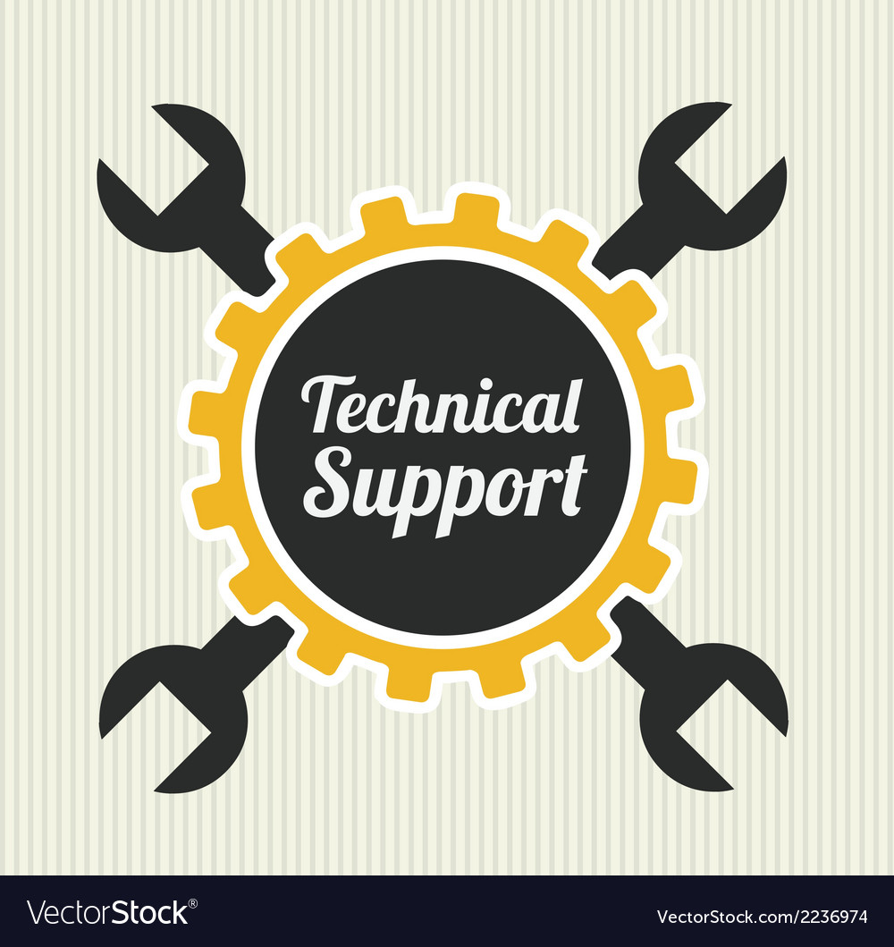 Technical support over background