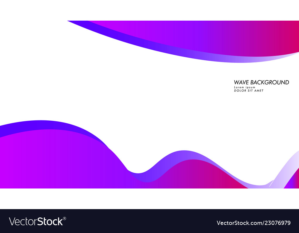 Abstract wave background with gradient pink