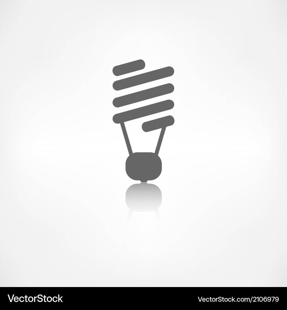 Energy saving light bulb Royalty Free Vector Image