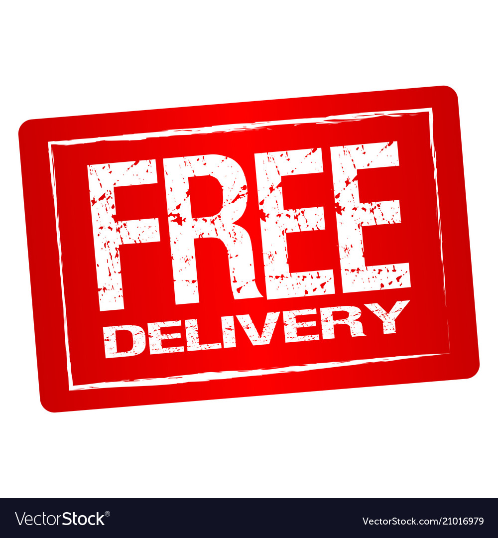 Free delivery label