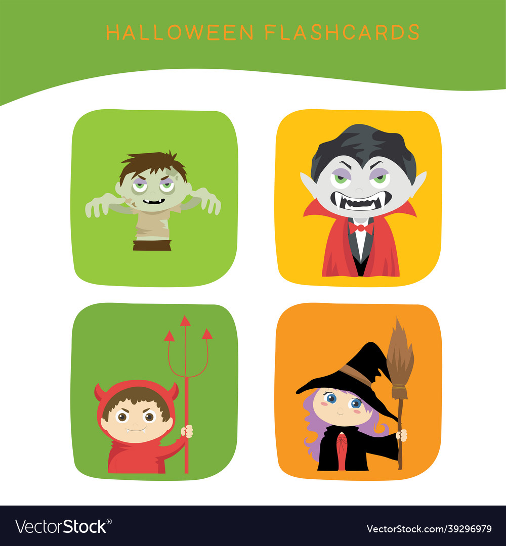 Premium Vector  Scared face cartoon flashcard