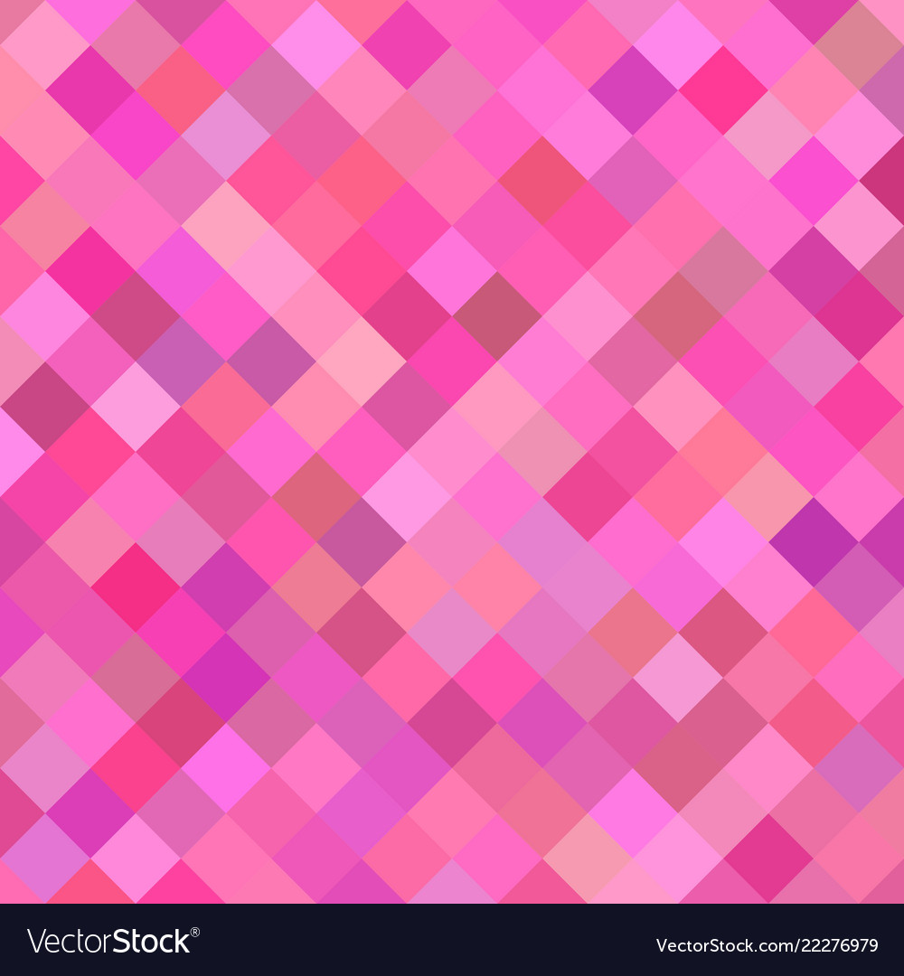 Pink diagonal square pattern background