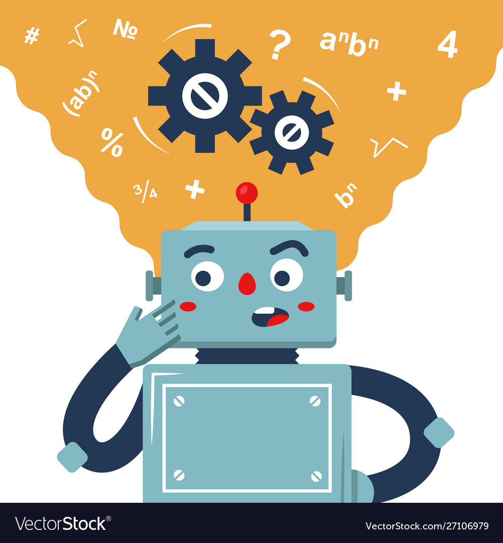 Robot Considering a Problem