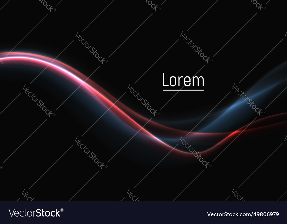 Smooth wave lines abstract background