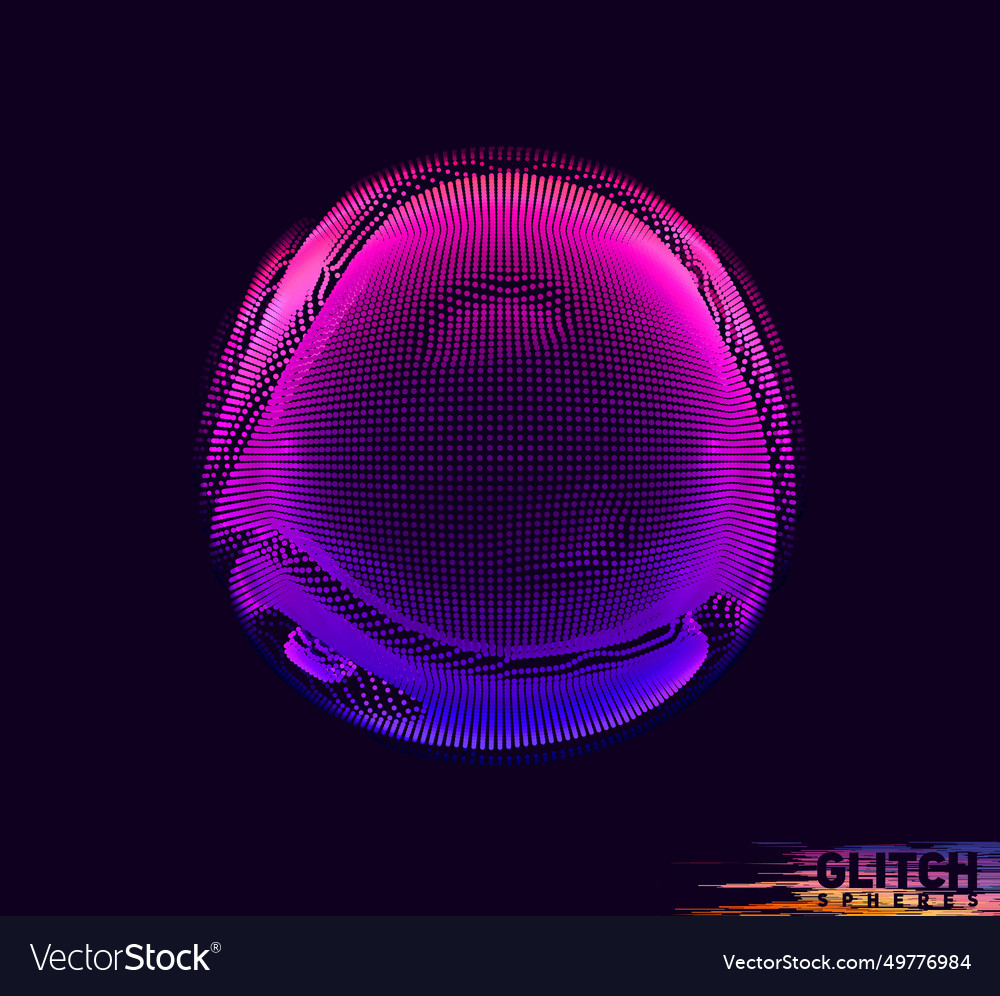 Abstract colorful mesh on dark background