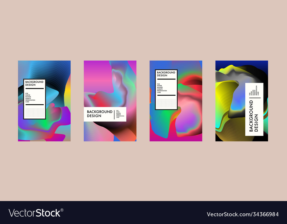 Colorful abstract fluid gradient pattern