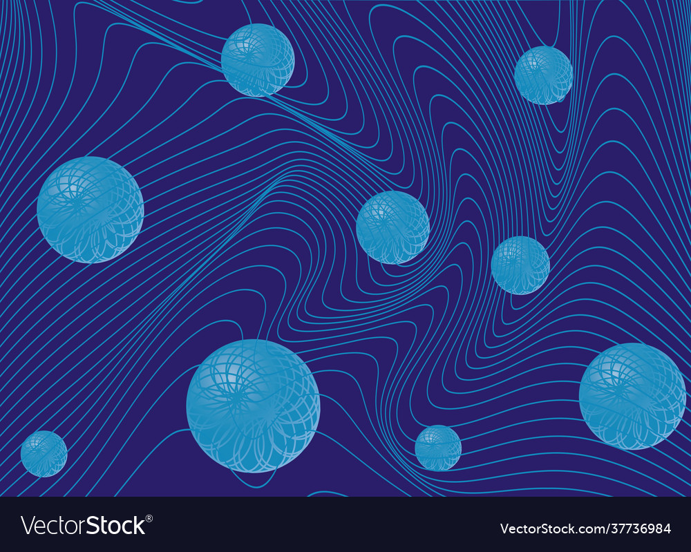 Modern wavy curve abstract presentation background