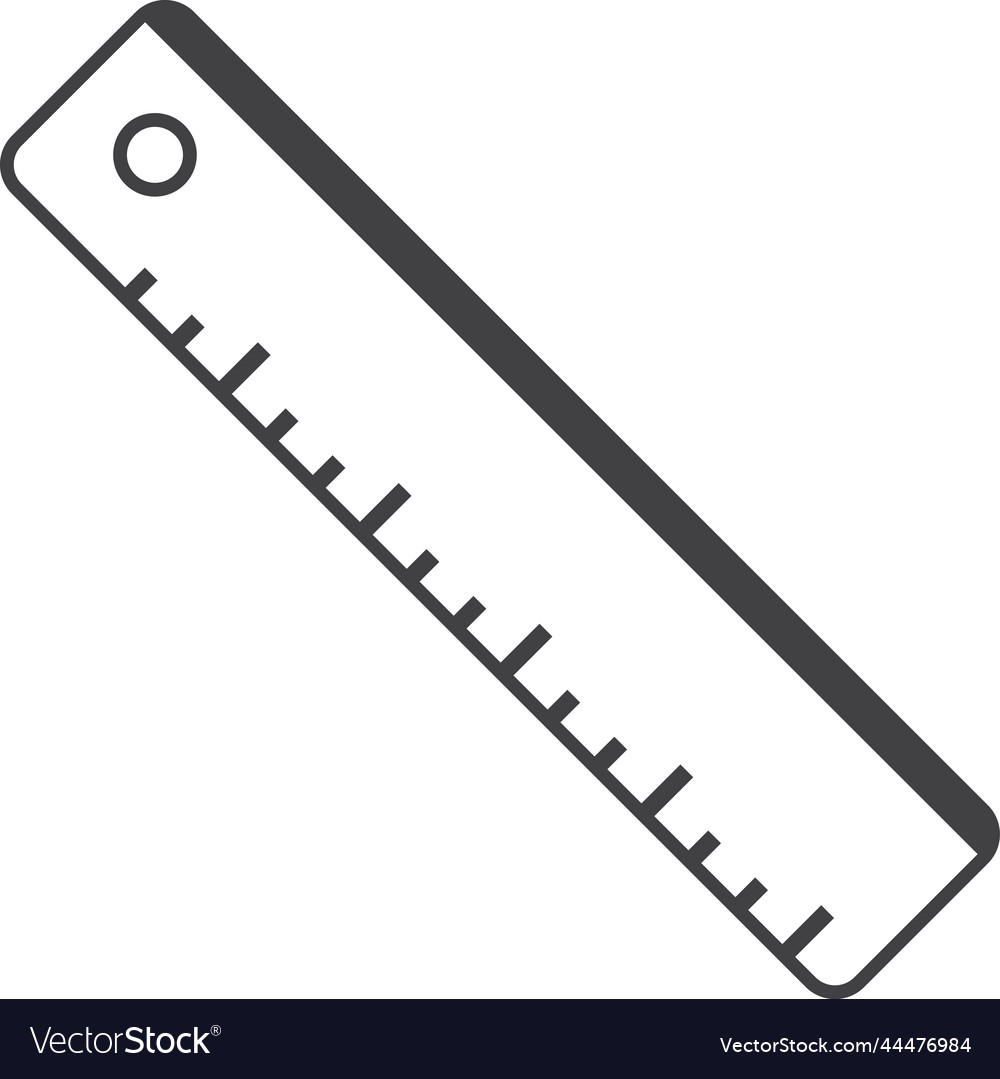 Ruler in minimal style