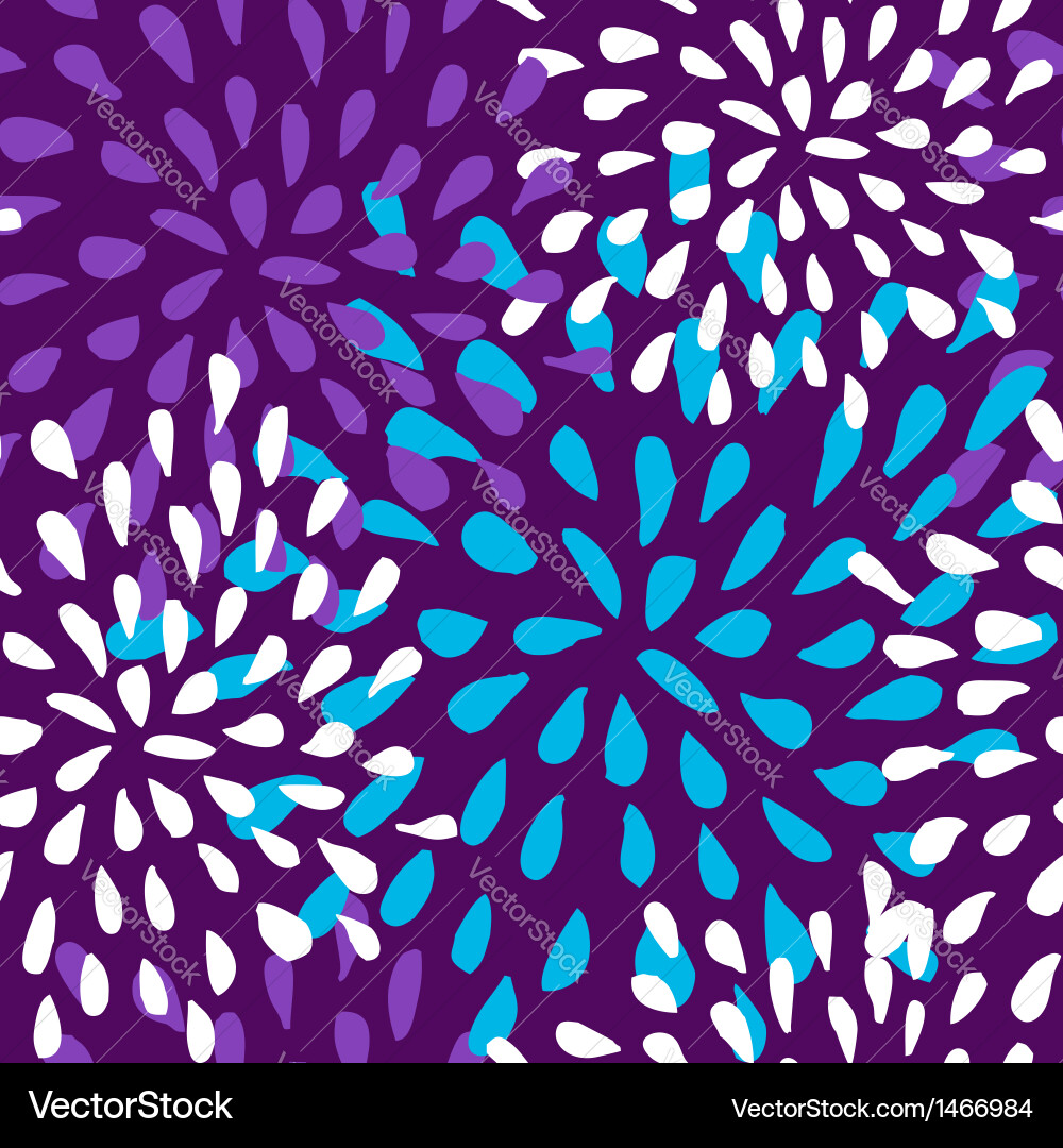 Seamless flower pattern Royalty Free Vector Image