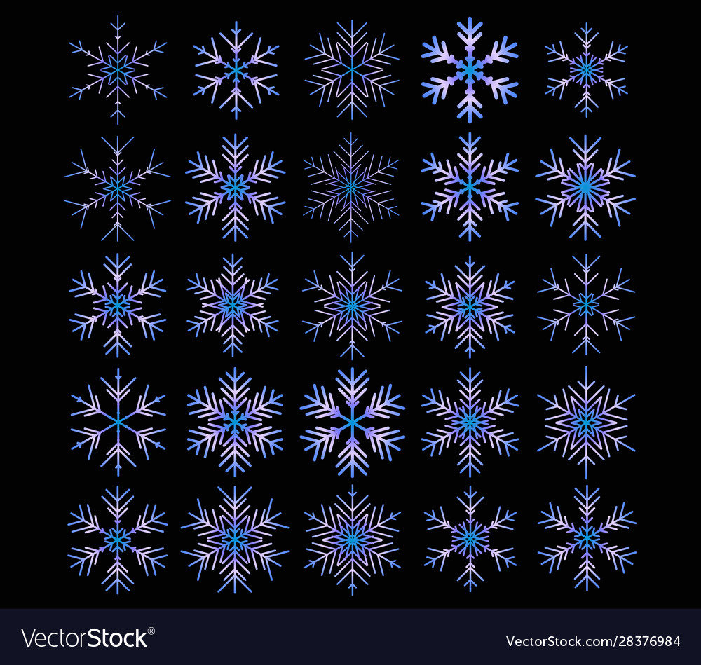 Set different snowflake icons