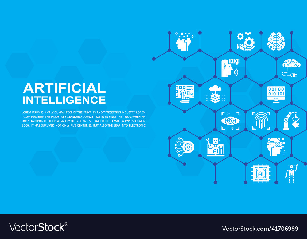 Artificial intelligence web page design template