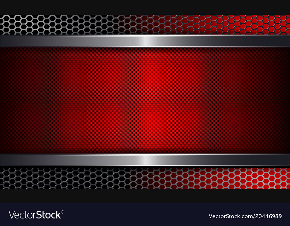 Geometric background with a red frame