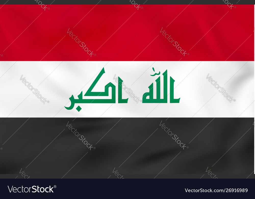 Iraq waving flag