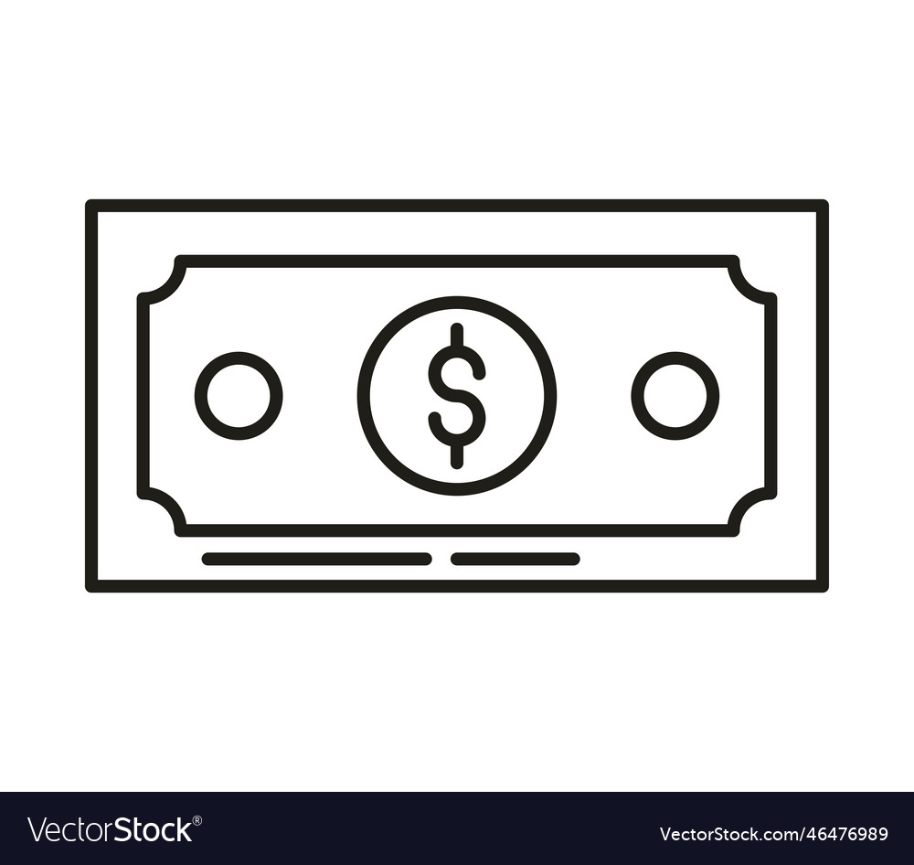 Money cash icon Royalty Free Vector Image - VectorStock