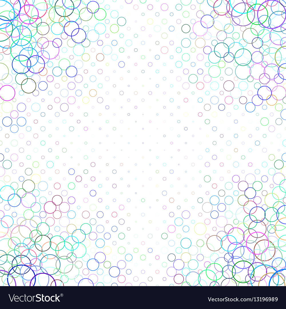 Multicolor abstract circle pattern background