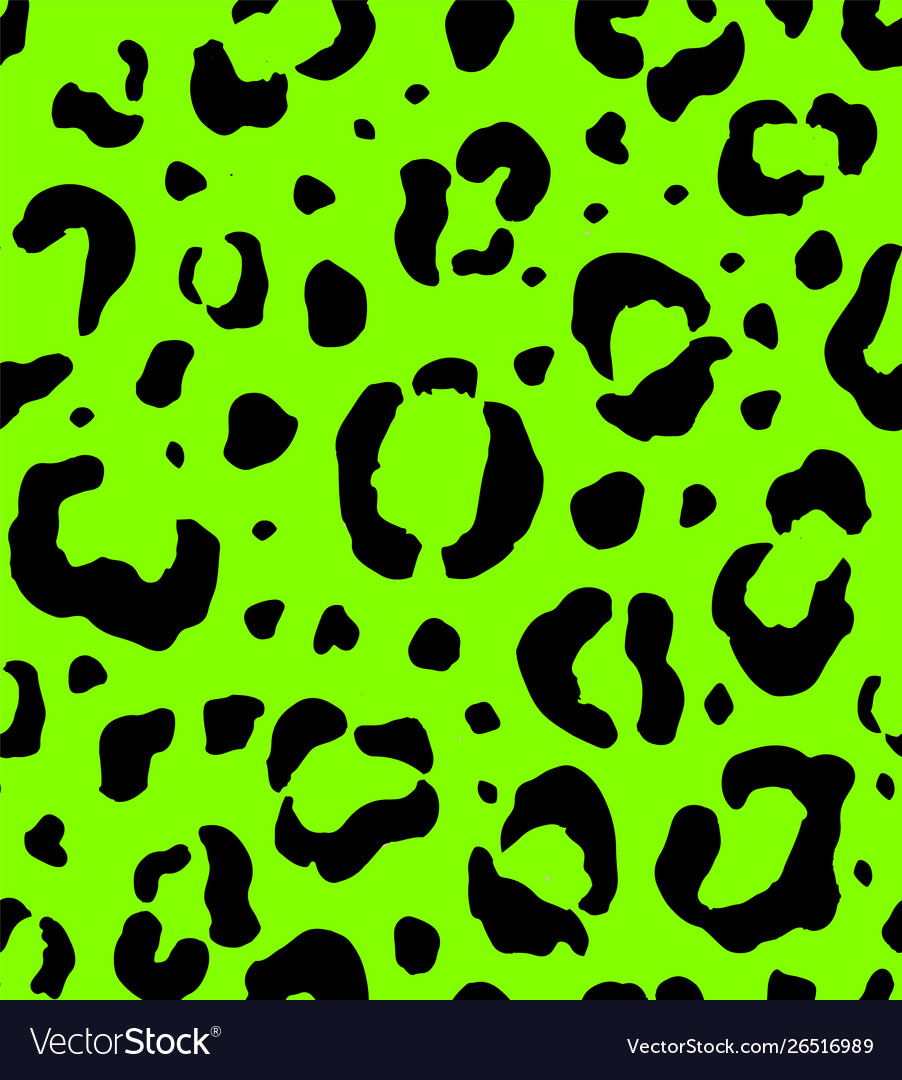 Neon Leopard Print Pattern
