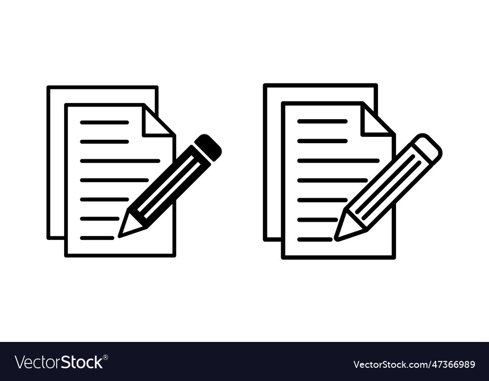 Note icon set notepad