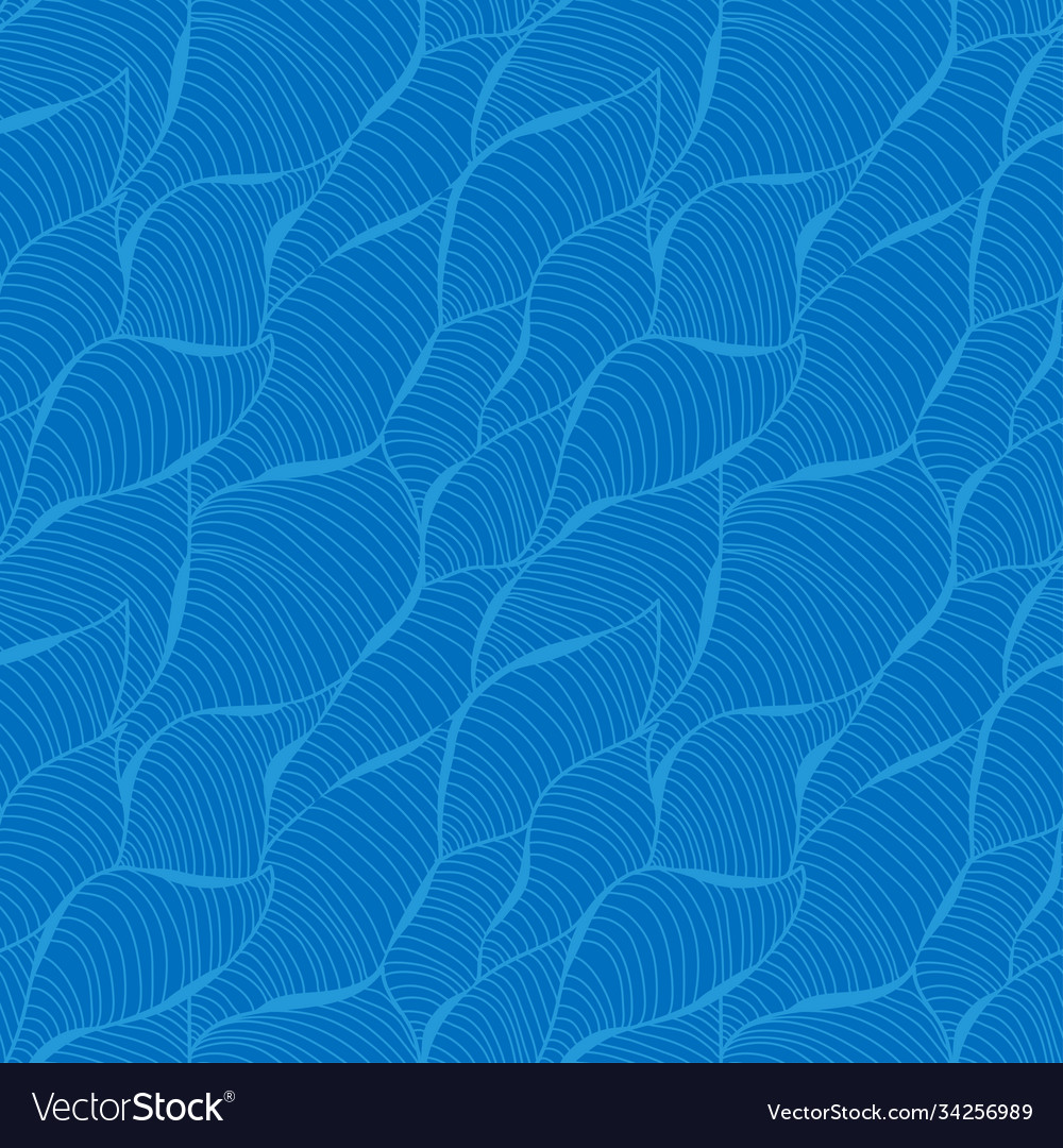 Wave seamless pattern vector image Wave seamless pattern