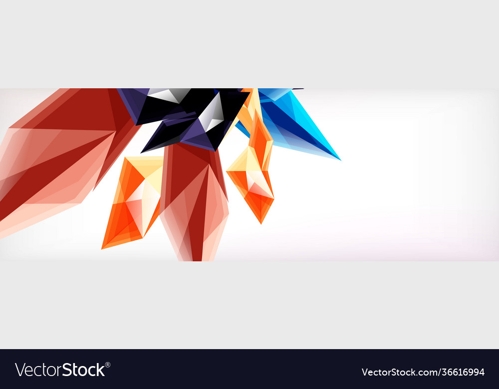 3d triangles and pyramids abstract vector image 3d triangles and pyramids abstract