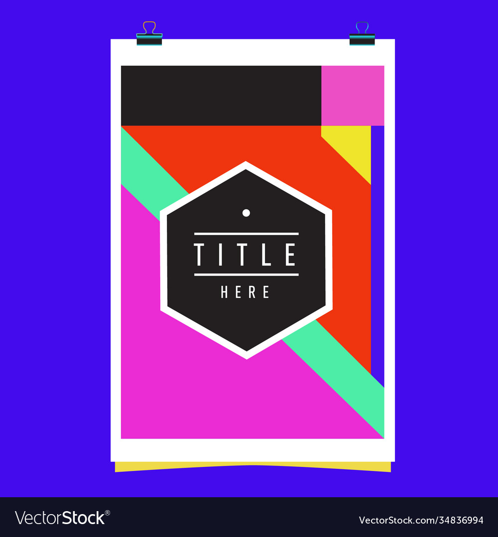 Abstract colorful geometric pattern background
