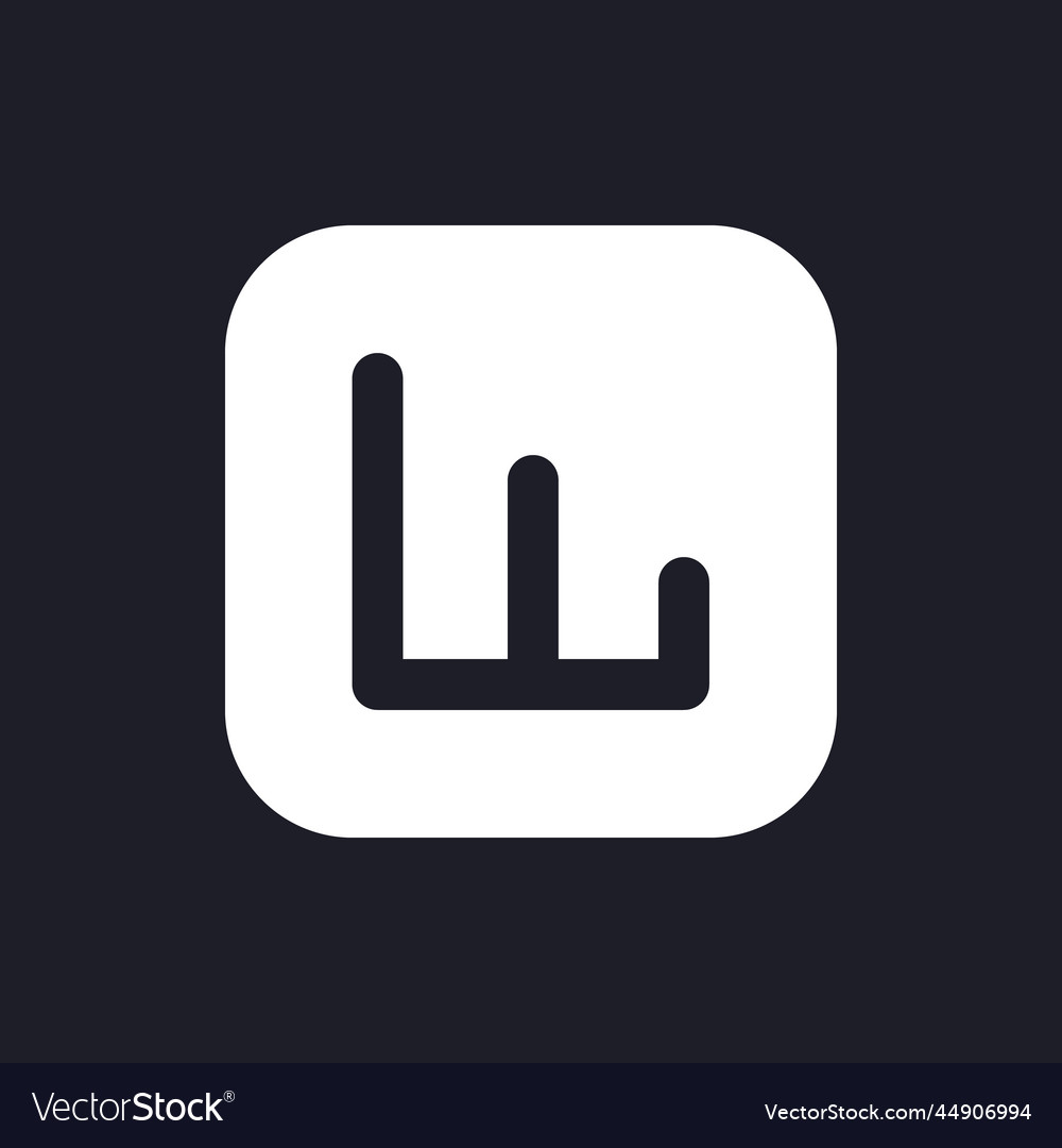 Activity analytics dark mode glyph ui icon