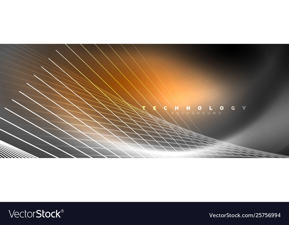 Color light with lines outer space background Vector Image Color light with lines outer space background