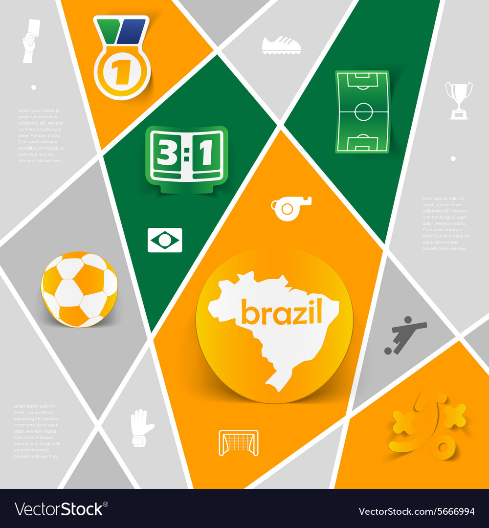 Football soccer infographic