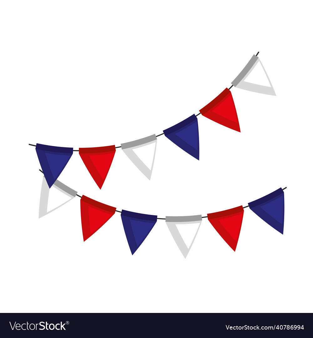 Garlands party hanging Royalty Free Vector Image