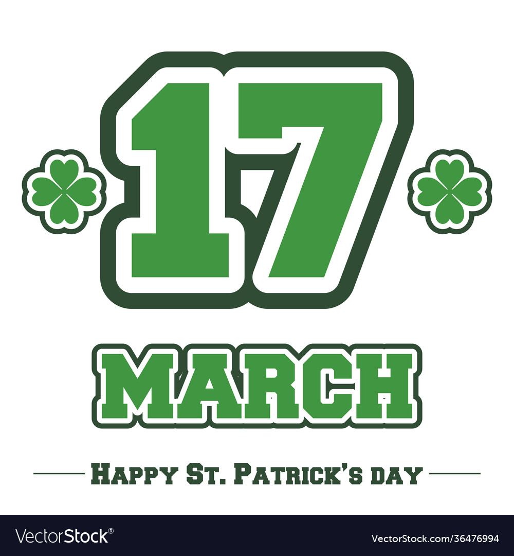 Happy st patricks day 17 march